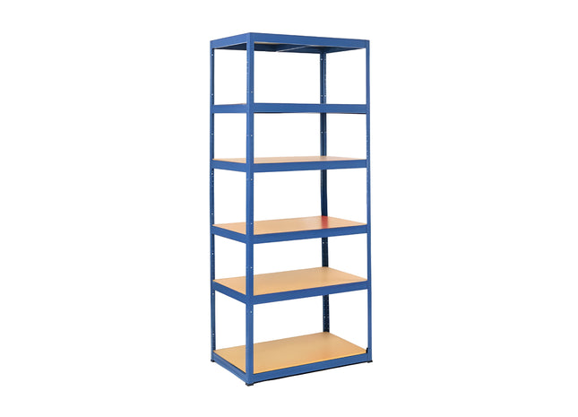 Polica metal-medijapan 213x90x60cm, 6x350kg plava