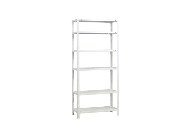 Polica metal-metal 180x75x30cm, 6x75kg, Bela