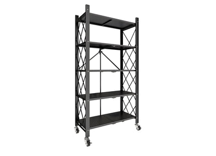 Polica metalna sklopiva sa točkićima 158x71x34cm