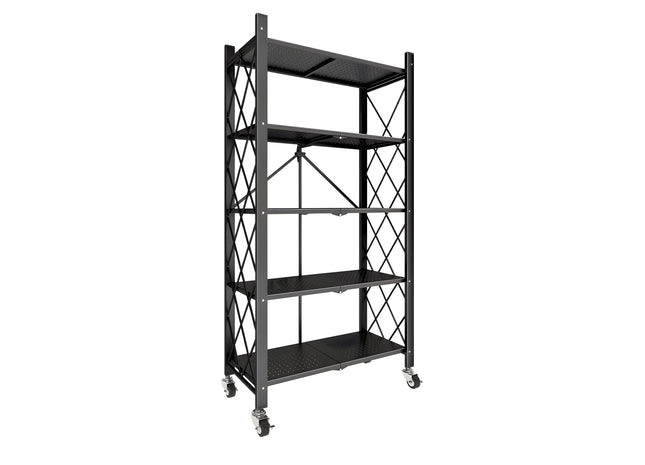 Polica metalna sklopiva sa točkićima 158x71x34cm