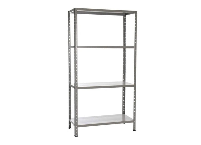 Polica metal-metal 170x90x40cm, 4x50kg Siva – vijak