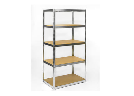 Polica metal-medijapan 180x100x40cm, 5x100kg, galva