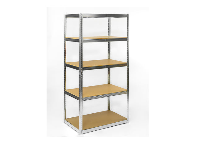 Polica metal-medijapan 180x100x40cm, 5x100kg, galva