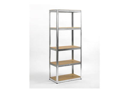 Polica metal-medijapan 180x75x40cm, 5x100kg. galva