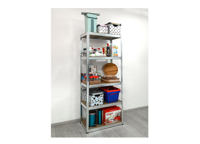 Polica metal-medijapan 180x90x35cm 5X100kg