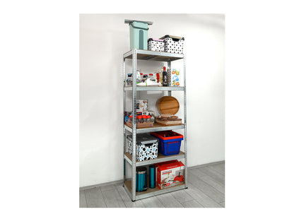 Polica metal-medijapan 180x90x40cm 5X175kg