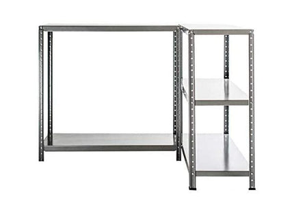 Polica metal-metal 187x120x40cm, 5x140kg Galva