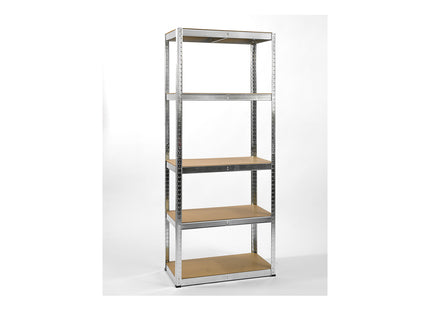 Polica metal-medijapan 180x75x40cm, 5x100kg. galva