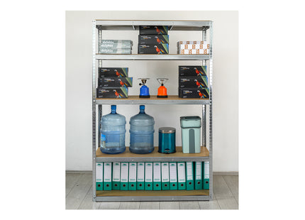 Polica metal-medijapan 180x120x60cm, 5x175kg