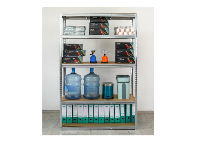 Polica metal-medijapan 180x120x60cm, 5x175kg