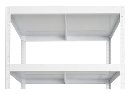 Polica metal-metal Drumy 180x100x40cm 5x100kg Bela