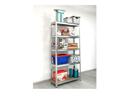 Polica metal-medijapan 180x90x45cm 5x175kg