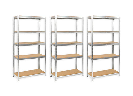 Set od 3 police 180x90x45cm, 5x100kg galva