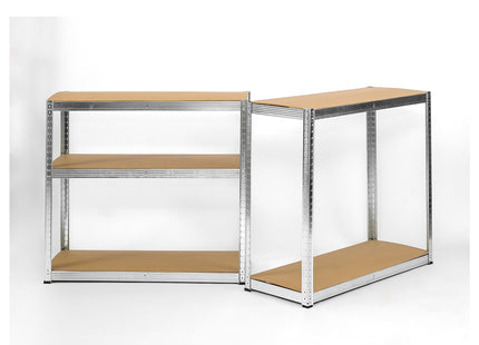 Polica metal-medijapan 180x100x30cm, 5x175kg, galva