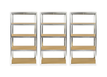 Set od 3 police 180x100x40cm, 5x100kg galva