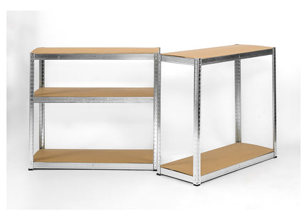 Polica metal-medijapan 180x100x35cm, 5x100kg, galva