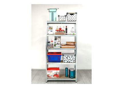 Polica metal-medijapan 180x100x30cm, 5x100kg galva