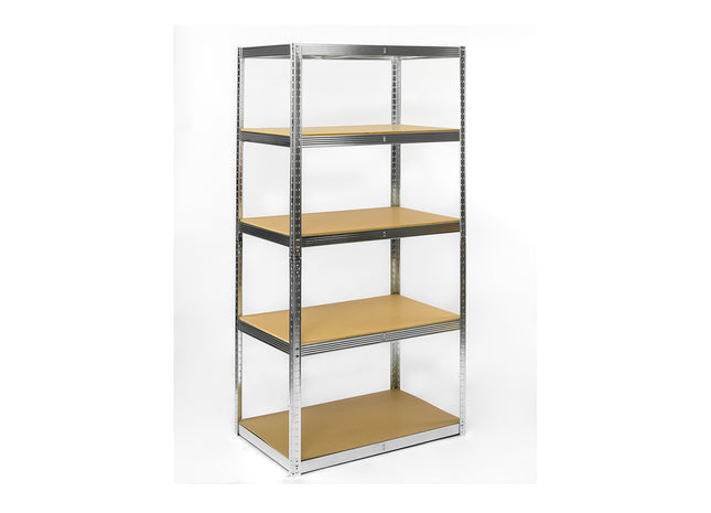 Polica metal-medijapan 180x90x50cm, 5x100kg galvanizovana