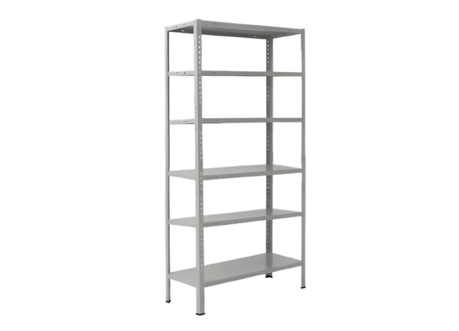 Polica Metal-metal 209x100x30cm, 6x65kg bela