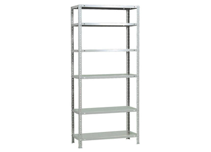 Polica metal-metal 180x75x30cm, 6x80kg, Bela