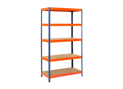 Polica metal-medijapan 180x100x50cm, 5x350kg