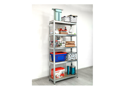 Polica metal-medijapan 180x100x40cm, 5x175kg galva