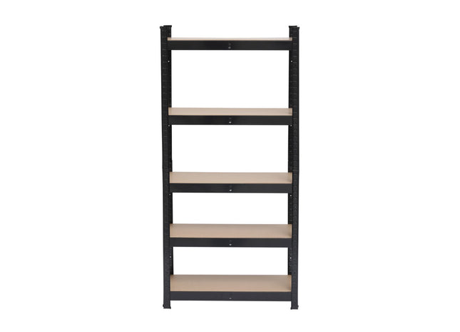 Polica metal-medijapan 180x75x40cm 5X175kg antracit